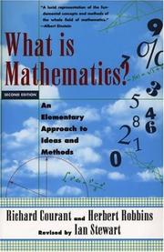 Cover of: What is mathematics?