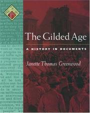 Cover of: The Gilded Age: a history in documents