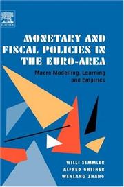 Monetary and fiscal policies in the Euro-area : macro modelling, learning and empirics