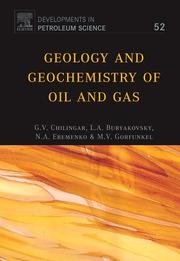 Geology and geochemistry of oil and gas