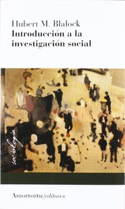 Cover of: Introducción a la investigación social