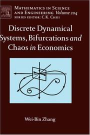Cover of: Discrete Dynamical Systems, Bifurcations and Chaos in Economics, Volume 204 (Mathematics in Science and Engineering)