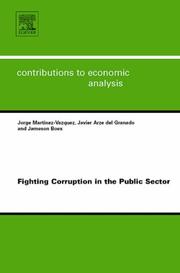 Fighting corruption in the public sector