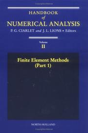 Handbook of numerical analysis