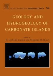 Cover of: Geology and hydrogeology of carbonate islands