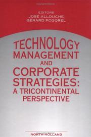 Technology management and corporate strategies : a tricontinental perspective