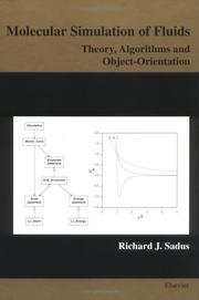 Cover of: Molecular simulation of fluids by Richard J. Sadus
