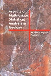 Cover of: Aspects of multivariate statistical analysis in geology