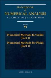 Handbook of numerical analysis