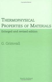 Thermophysical properties of materials