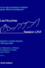 Cover of: Trends in Nuclear Physics, 100 Years Later (Les Houches)