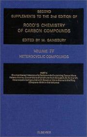 Second supplements to the 2nd edition of Rodd's chemistry of carbon compounds : a modern comprehensive treatise