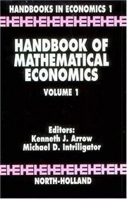 Handbook of mathematical economics