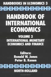 Handbook of international economics