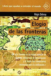 Cover of: Elogio de las fronteras