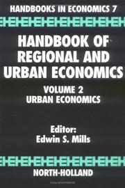 Handbook of regional and urban economics. Vol.2, Urban economics