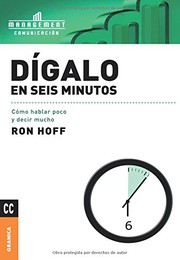 Cover of: Digalo En Seis Minutos/ Said In Six Minutes
