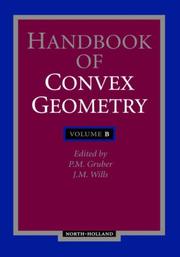 Handbook of convex geometry