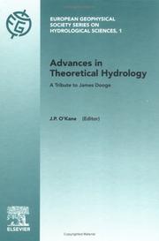 Advances in theoretical hydrology : a tribute to James Dooge