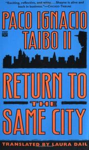 Cover of: Return to the Same City