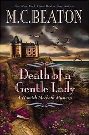 Cover of: Death of a Gentle Lady by M. C. Beaton
