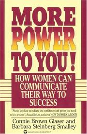 Cover of: More Power to You! by Connie Brown Glaser, Barbara Steinberg Smalley