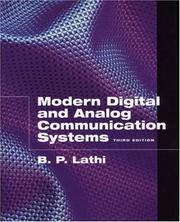 Modern digital and analogue communication systems by B. P. Lathi, Zhi Ding