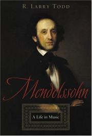 Cover of: Mendelssohn by R. Larry Todd