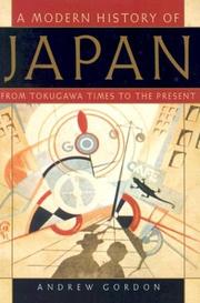 Cover of: A Modern History of Japan