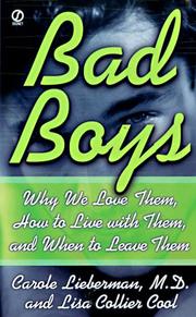 Cover of: Bad Boys by Carole Lieberman, Lisa Collier Cool