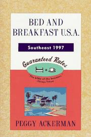 Cover of: Bed and Breakfast USA 1997 Southeast (Bed and Breakfast USA)
