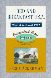 Cover of: Bed and Breakfast USA 1997 West And Midwest: Revised 1997 Edition (Bed and Breakfast USA)