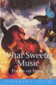 What sweeter music : poems on music