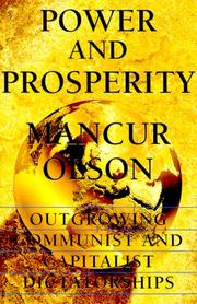 Cover of: Power and prosperity by Mancur Olson