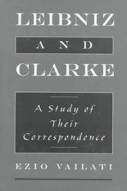 Leibniz & Clarke : a study of their correspondence