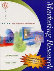 Cover of: Marketing Research: The Impact of the Internet