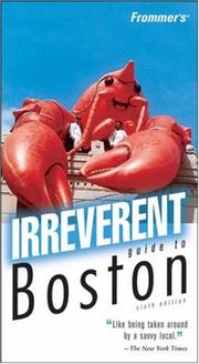 Frommer's irreverent guide to Boston