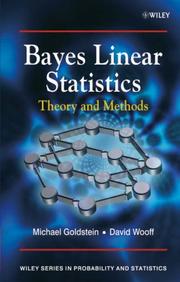 Cover of: Bayes Linear Statistics: Theory & Methods (Wiley Series in Probability and Statistics)
