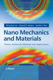 Cover of: Nano mechanics and materials