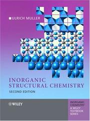 Cover of: Inorganic Structural Chemistry (Inorganic Chemistry: A Textbook Series)