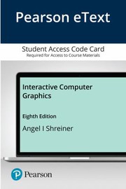 Cover of: Pearson EText Interactive Computer Graphics -- Access Card