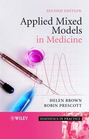 Cover of: Applied Mixed Models in Medicine (Statistics in Practice)