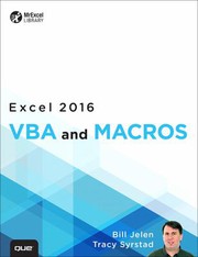Cover of: Excel 2016 VBA and Macros (includes Content Update Program)