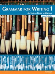 Cover of: Grammar for writing 1 by Joyce S. Cain