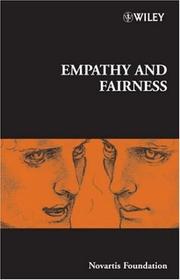 Cover of: Empathy and Fairness (Novartis Foundation Symposia)
