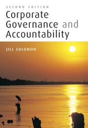 Corporate Governance and Accountability by Jill Solomon