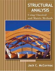 Structural analysis by Jack C. McCormac