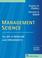 Cover of: Management Science