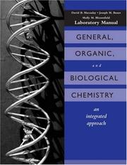 Cover of: General, Organic and Biological Chemistry, Laboratory Experiments: An Integrated Approach