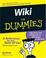 Cover of: Wikis For Dummies (For Dummies (Computer/Tech))